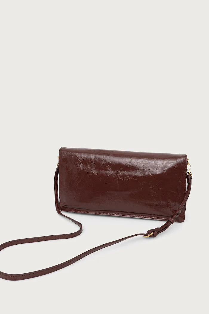 Deri kadın clutch
