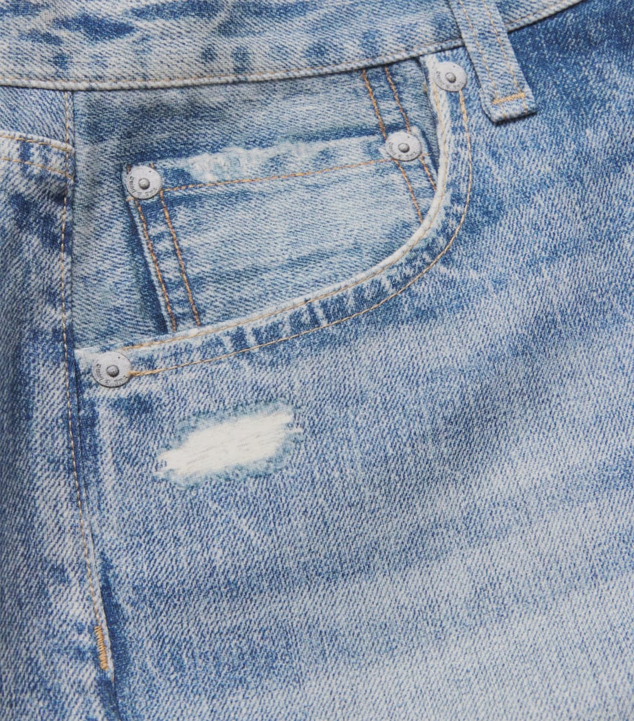 Blue Miramar Mini Skirt