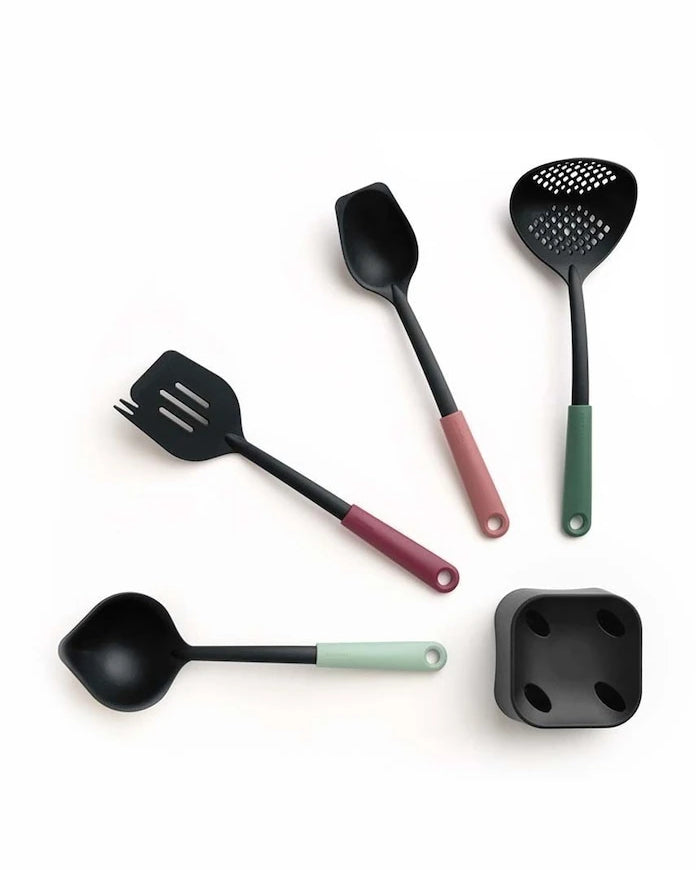 Brabantia Комплект кухненски аксесоари със стойка (5 броя)