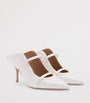 Malone Souliers White Tulle Maureen Heeled Mules 70