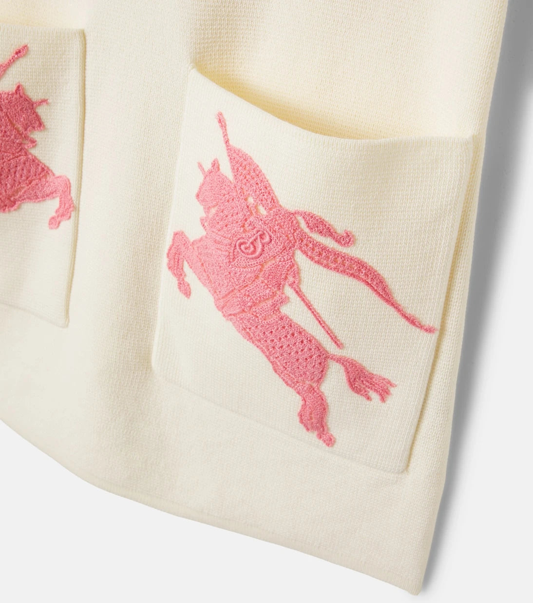 Burberry Kids - EKD embroidered cotton dress