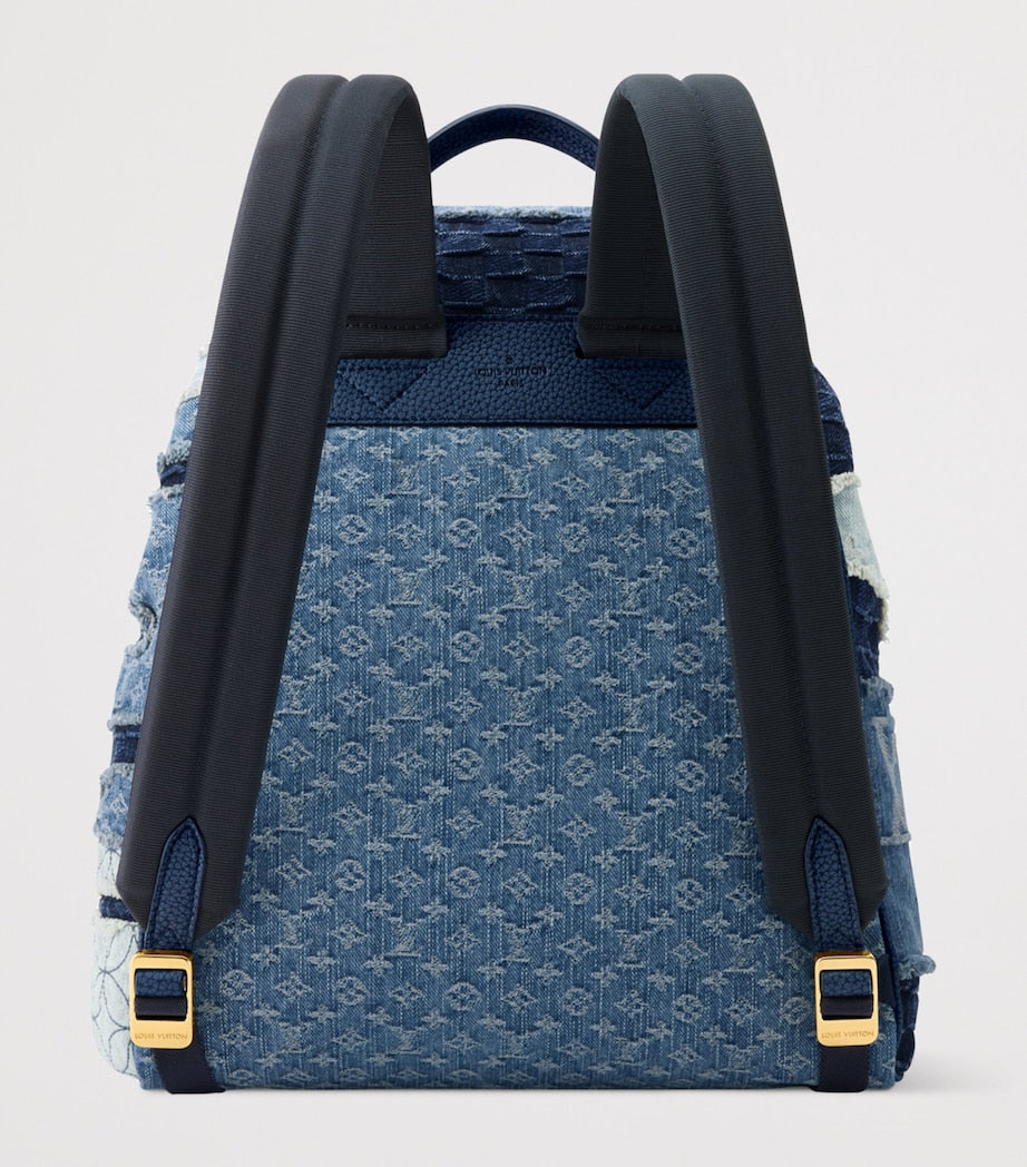 LOUIS VUITTON Denim Montsouris Cargo Backpack