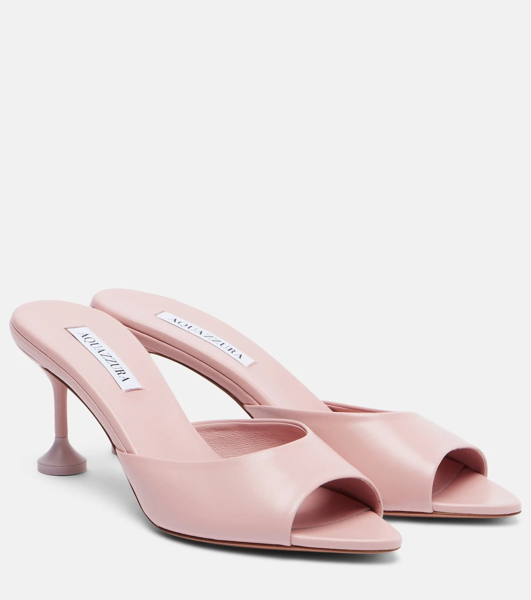 Aquazzura - Bisous 65 leather mules