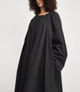 Toteme Black Gathered Parachute Coat