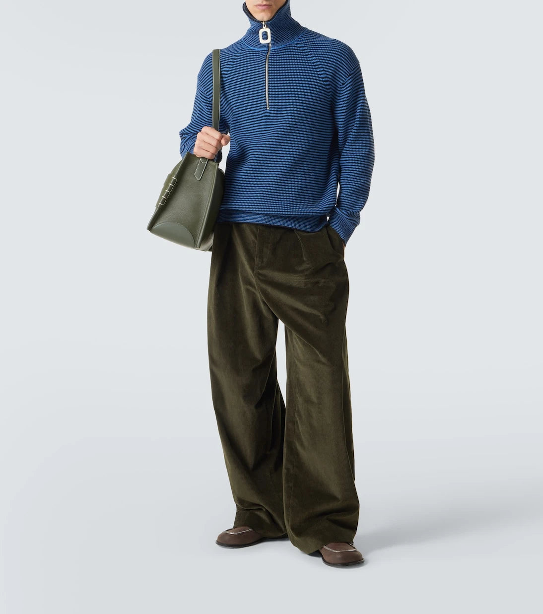 JW Anderson - Loafer leather messenger bag