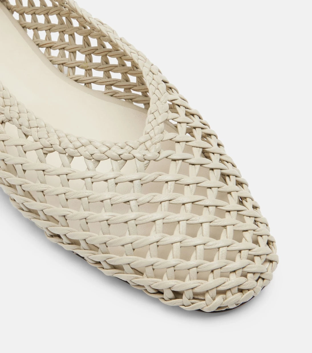 Le Monde Béryl - Regency woven leather ballet flats