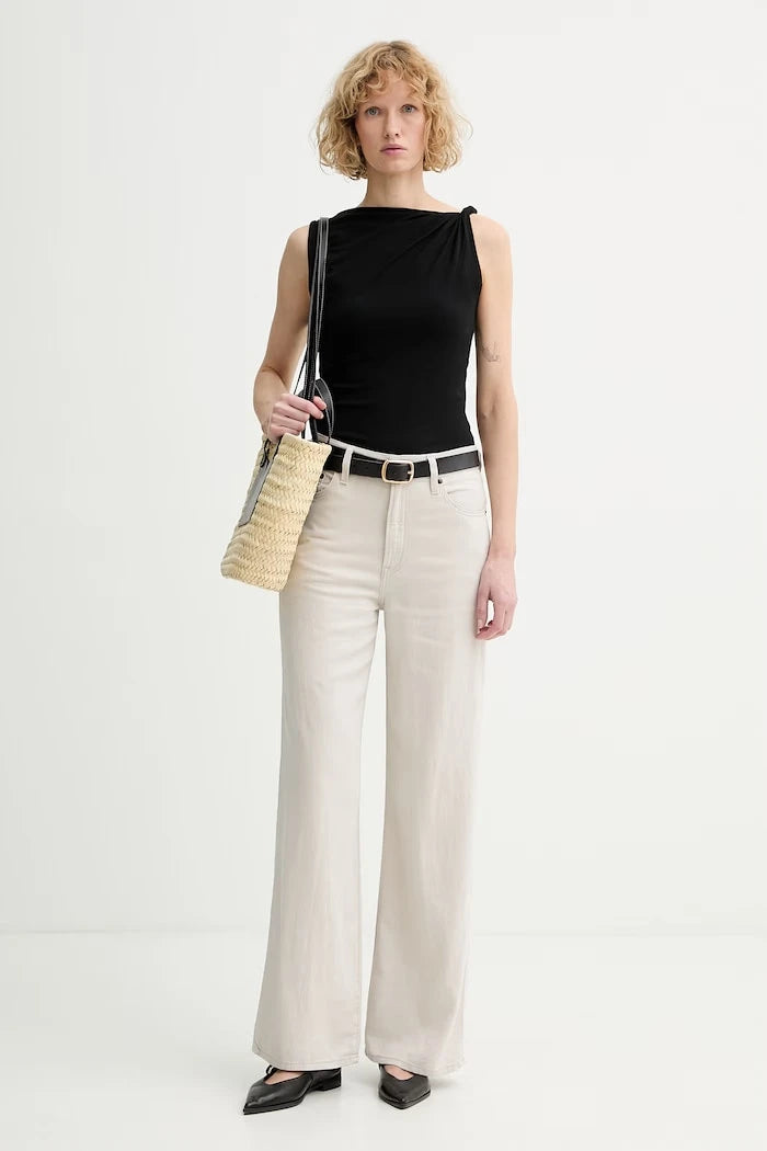 Levi's дънки wide leg дамски RIBCAGE WIDE LEG H223