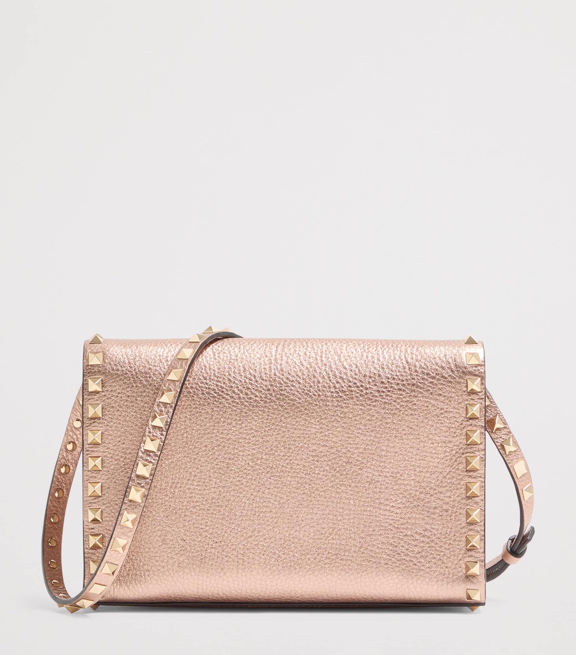 Valentino Garavani Small Leather Rockstud Shoulder Bag
