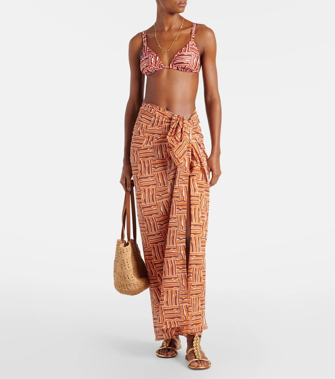 Faithfull - Printed bikini top