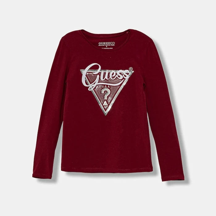 Детска блуза с дълги ръкави Guess