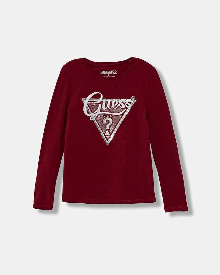 Детска блуза с дълги ръкави Guess