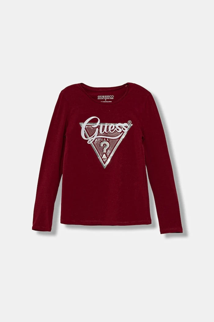 Детска блуза с дълги ръкави Guess