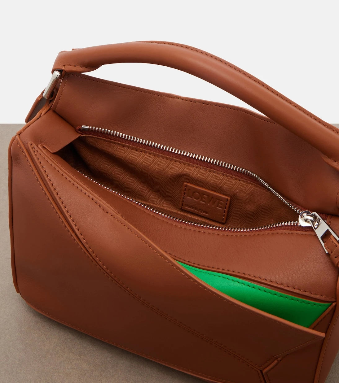 Loewe - Puzzle Small layered top-handle bag