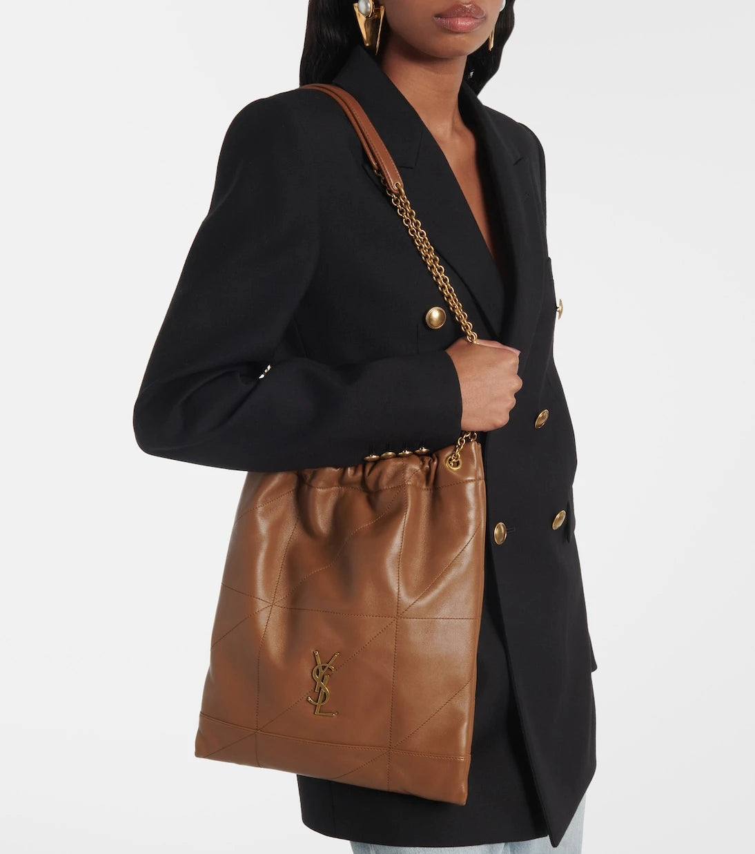 Saint Laurent - Jamie Pochon leather shoulder bag