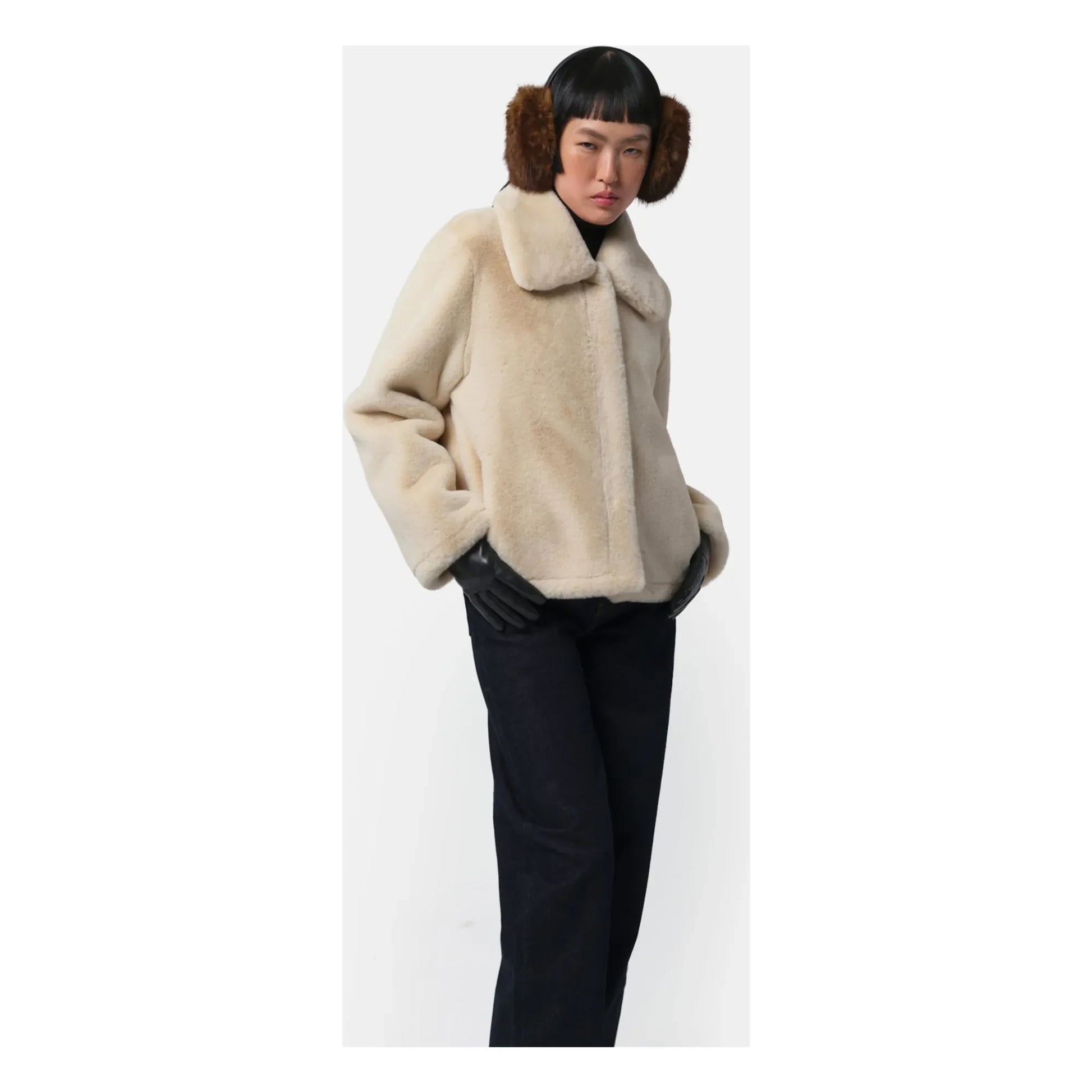 Apparis - Elis Recycled Fiber Jacket | Ecru