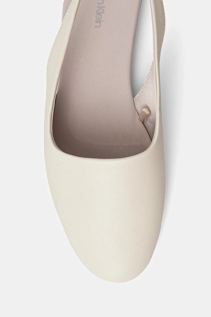 Кожени балеринки Calvin Klein BALLERINA SLING BACK LTH