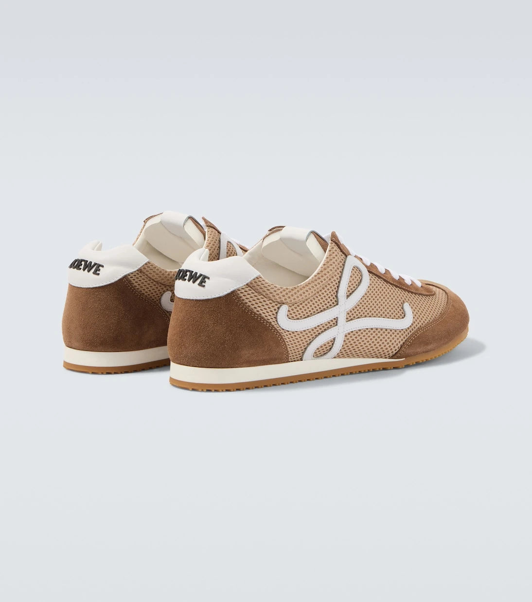 Loewe - Ballet Runner 2.0 suede-trimmed sneakers