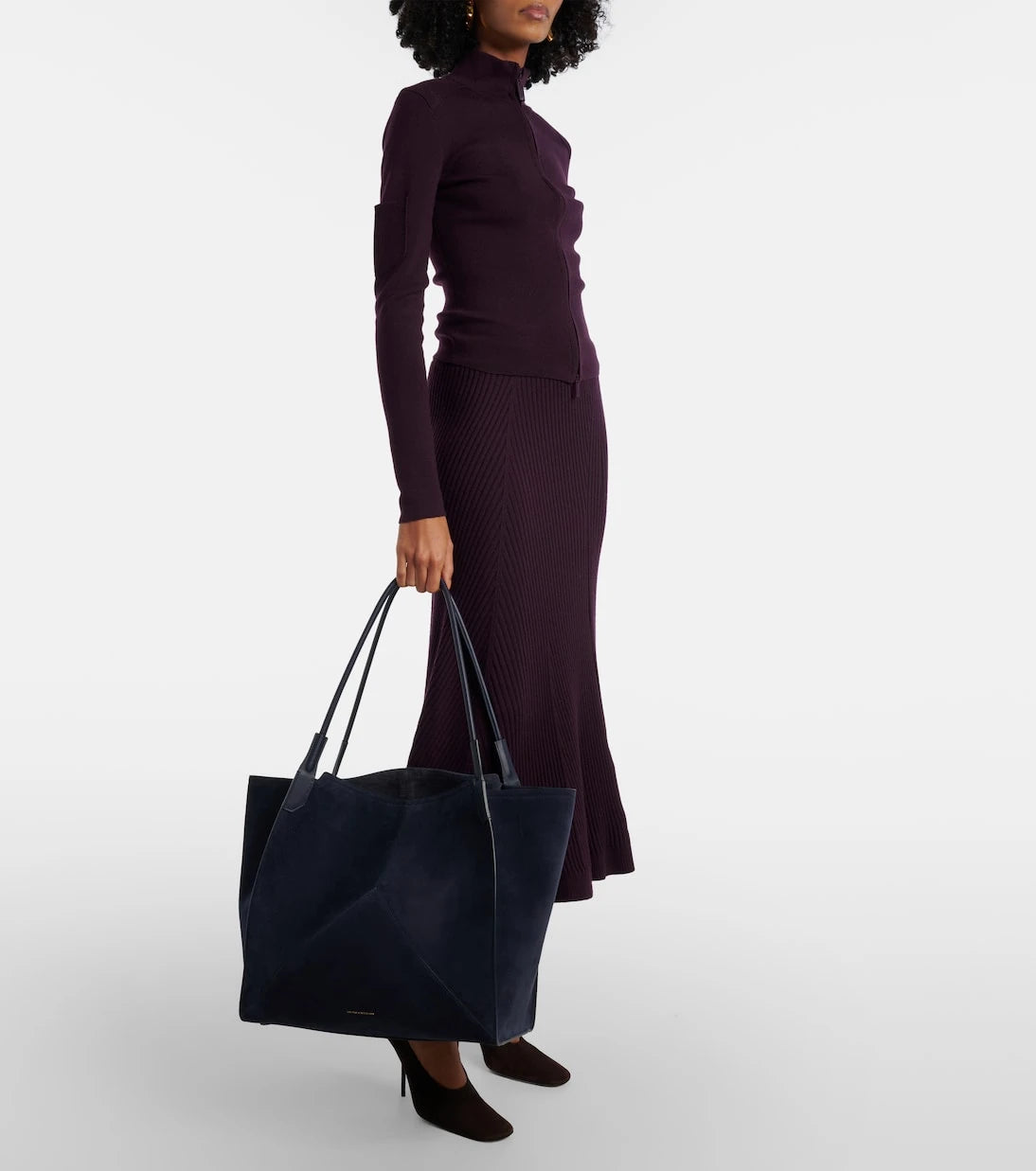 Victoria Beckham - Victoria suede tote bag