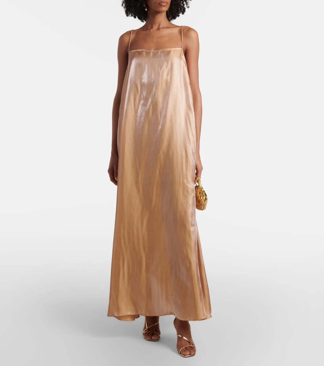 Staud - Delfina satin maxi dress