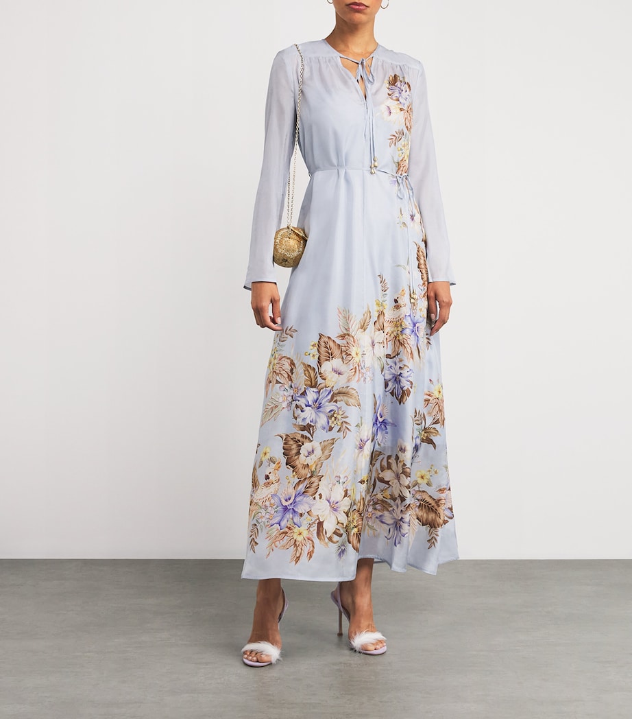 Zimmermann Multi Silk Coco Billow Maxi Dress