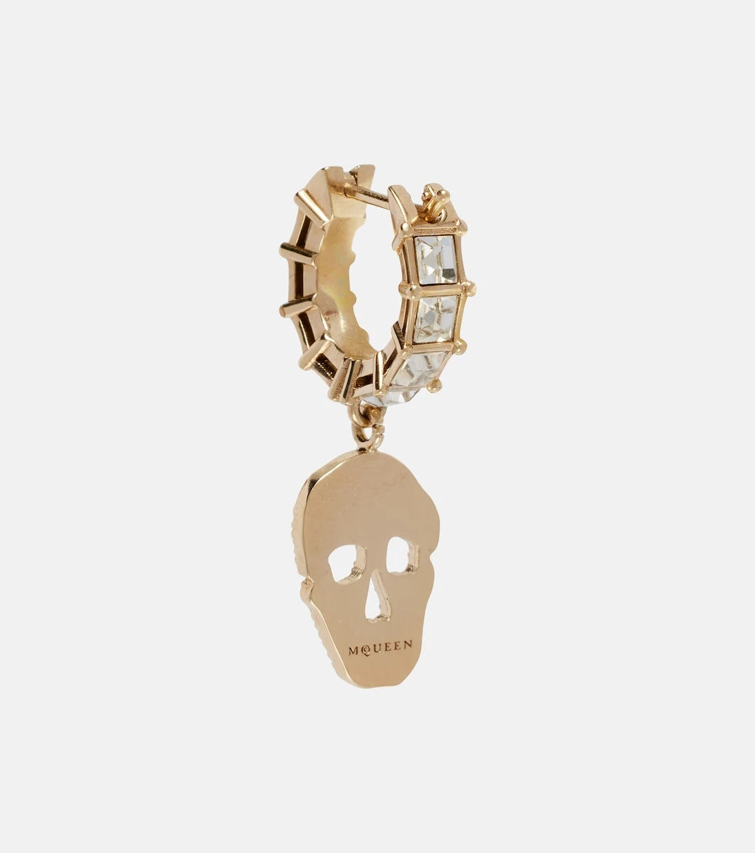 McQueen - Crystal-embellished drop earrings