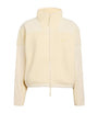 Skims Ivory Teddy Boxy Zip-Up Jacket