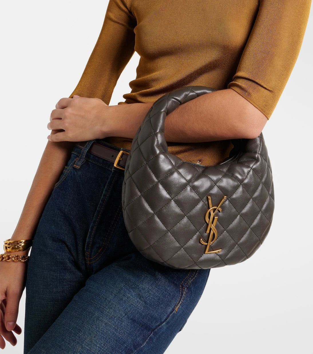 Saint Laurent - Icarino quilted leather tote bag