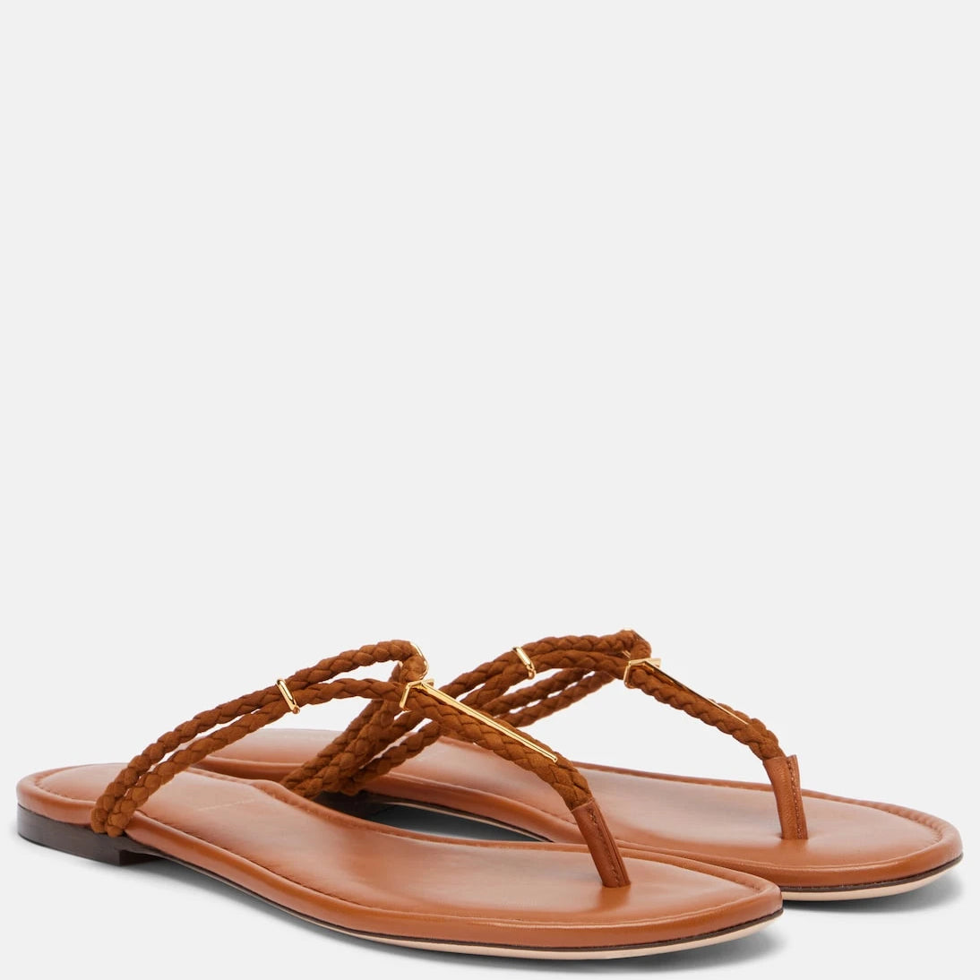 Tom Ford - Braided leather thong sandals