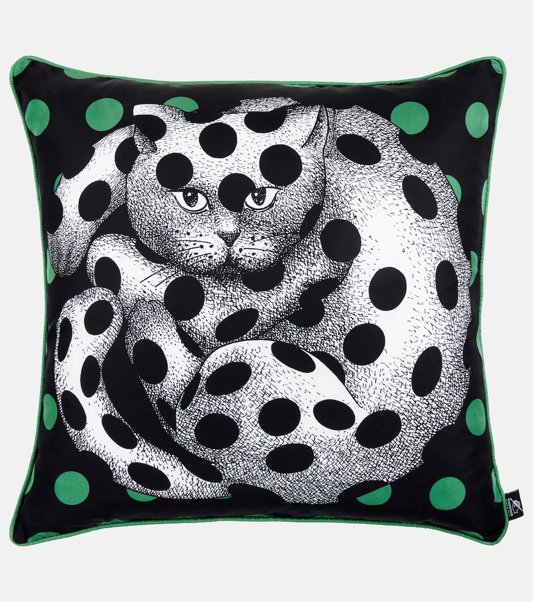 Fornasetti - High Fidelity printed silk cushion