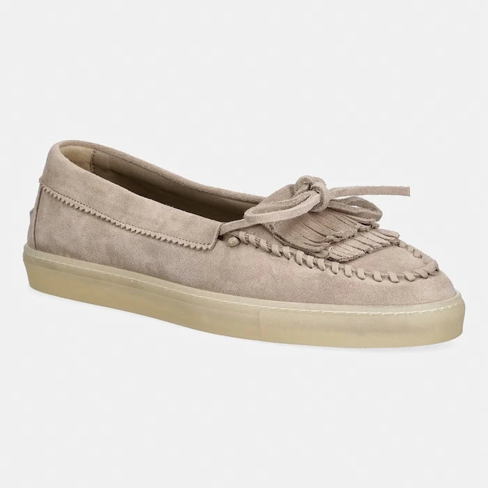 Copenhagen дамски мокасини от велур suede