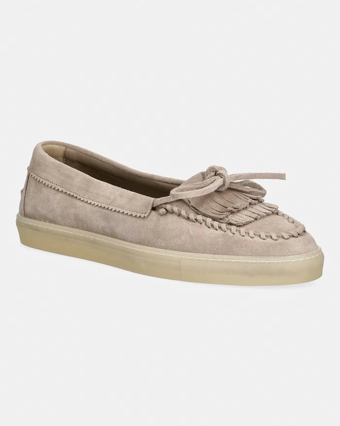 Copenhagen дамски мокасини от велур suede