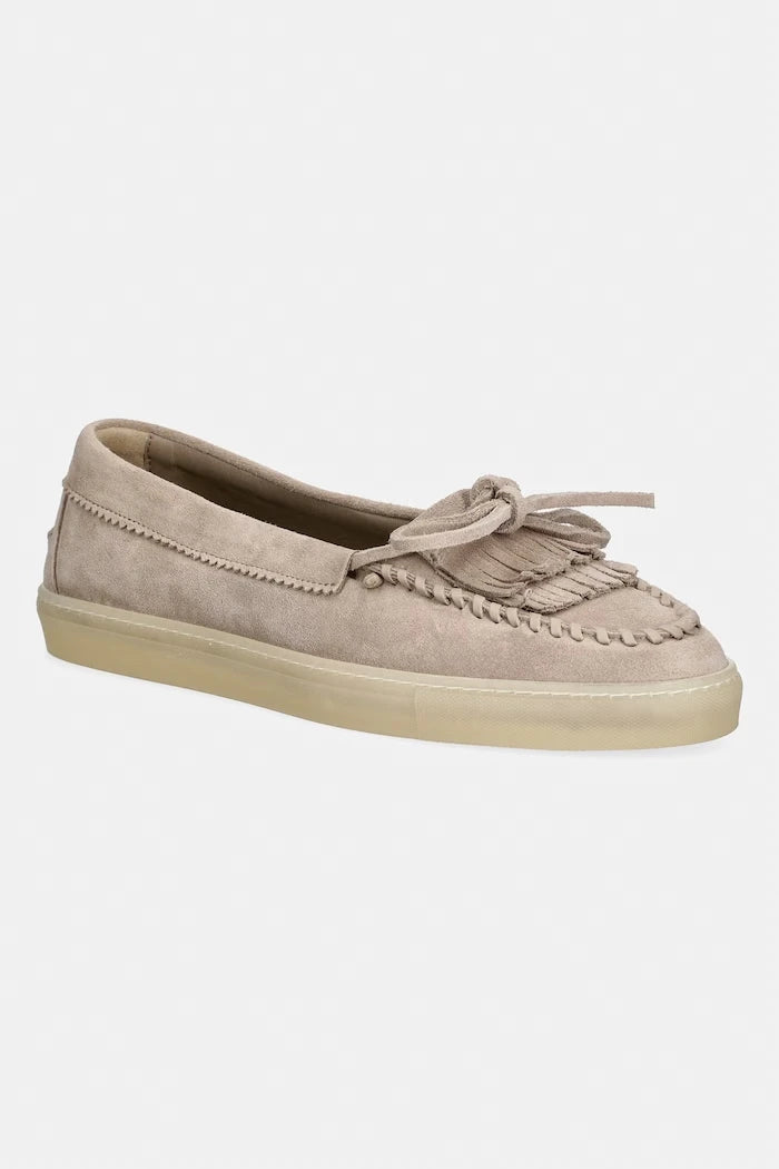 Copenhagen дамски мокасини от велур suede