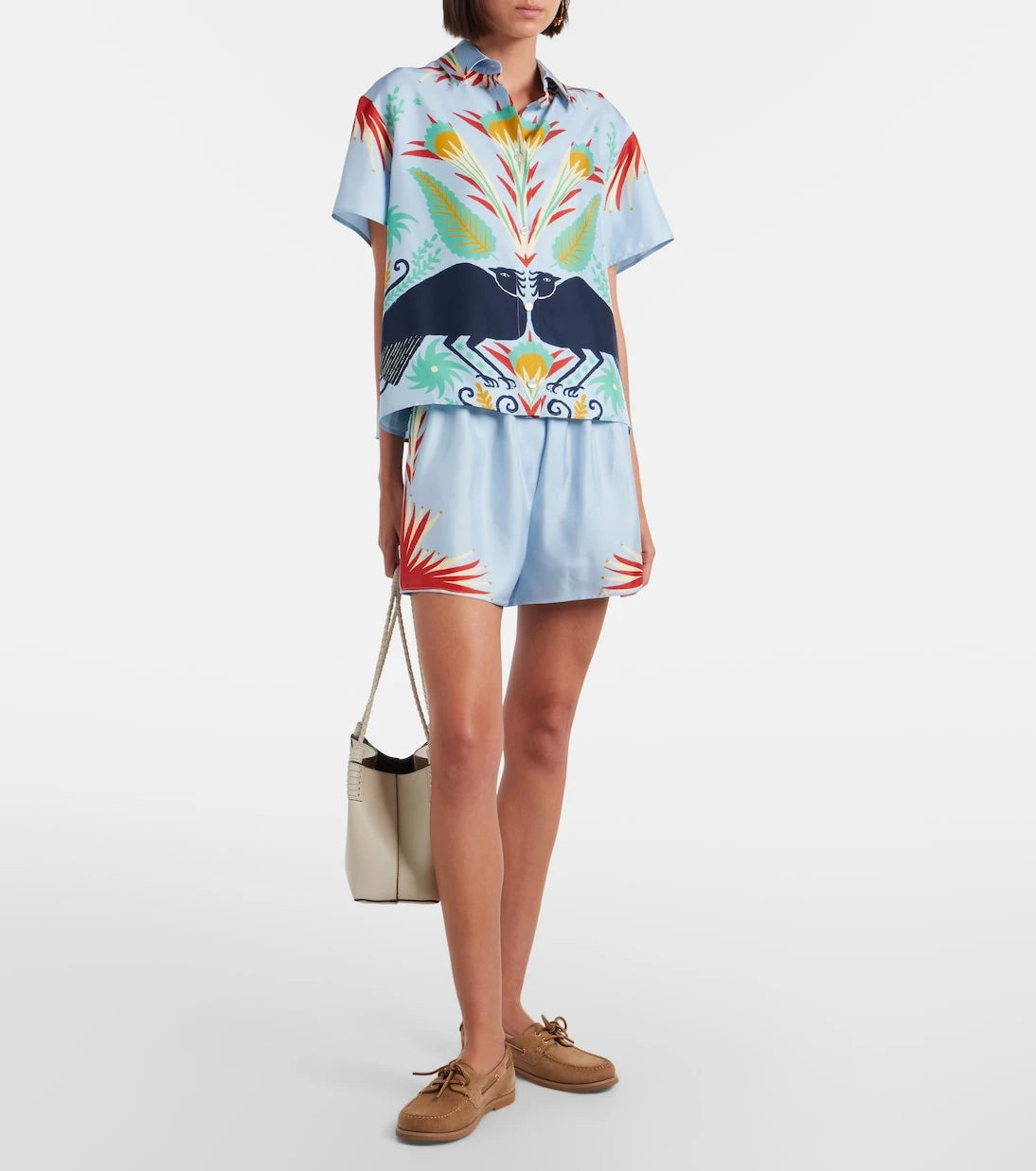 Etro - Printed silk pajamas