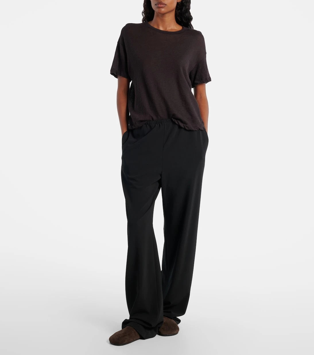 The Row - Lila cashmere jersey top