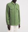 Unisex Cashmere and Emerald Willow Green Shirt