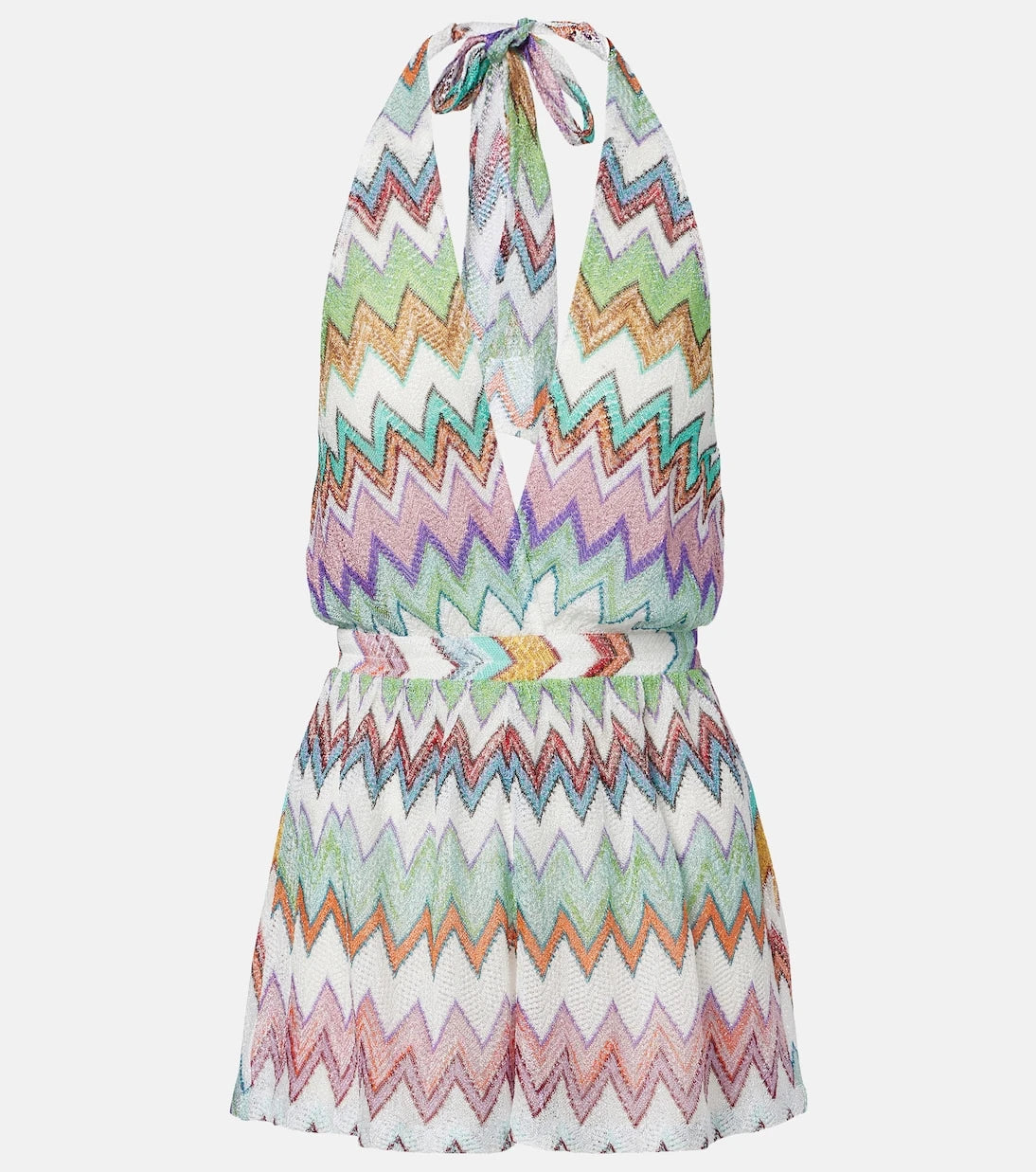 Missoni - Zigzag lamé romper