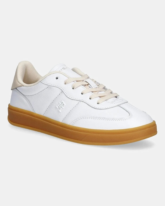 Tommy Hilfiger TH PREMIUM HERITAGE SNEAKER Deri Spor Ayakkabı