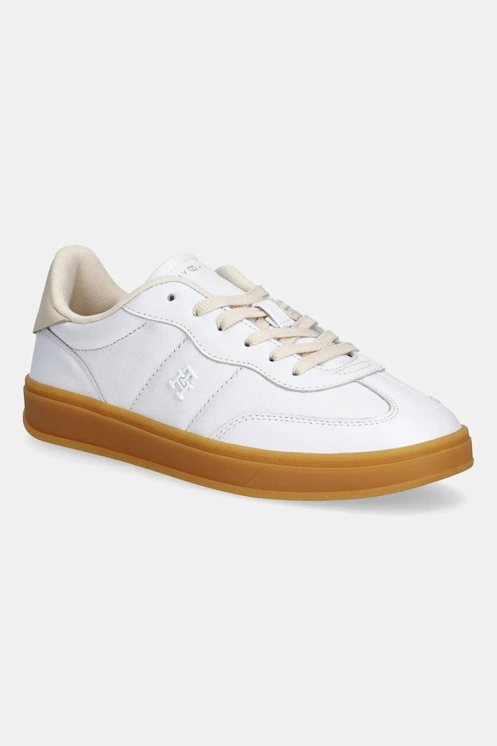 Tommy Hilfiger TH PREMIUM HERITAGE SNEAKER Deri Spor Ayakkabı