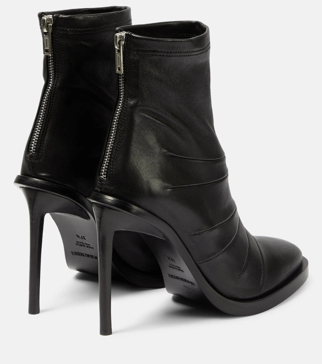 Ann Demeulemeester - بوت الكاحل كارول الجلدي