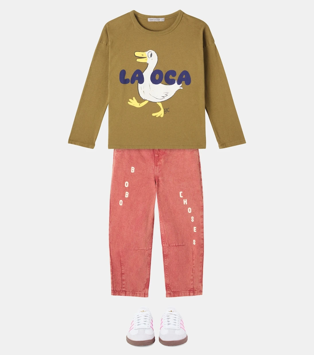 Bobo Choses - Logo straight jeans