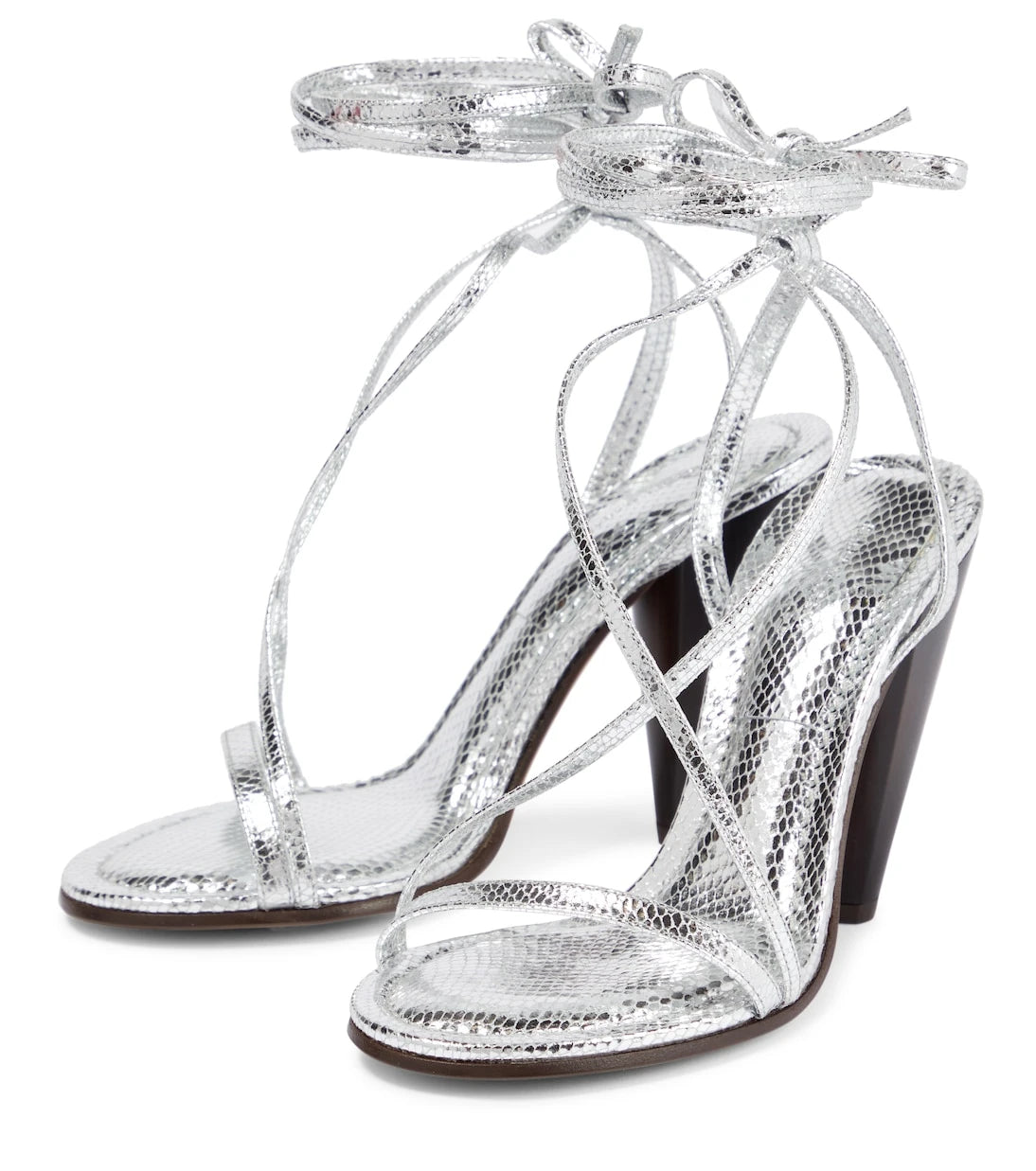 Isabel Marant - Aliza metallic leather sandals
