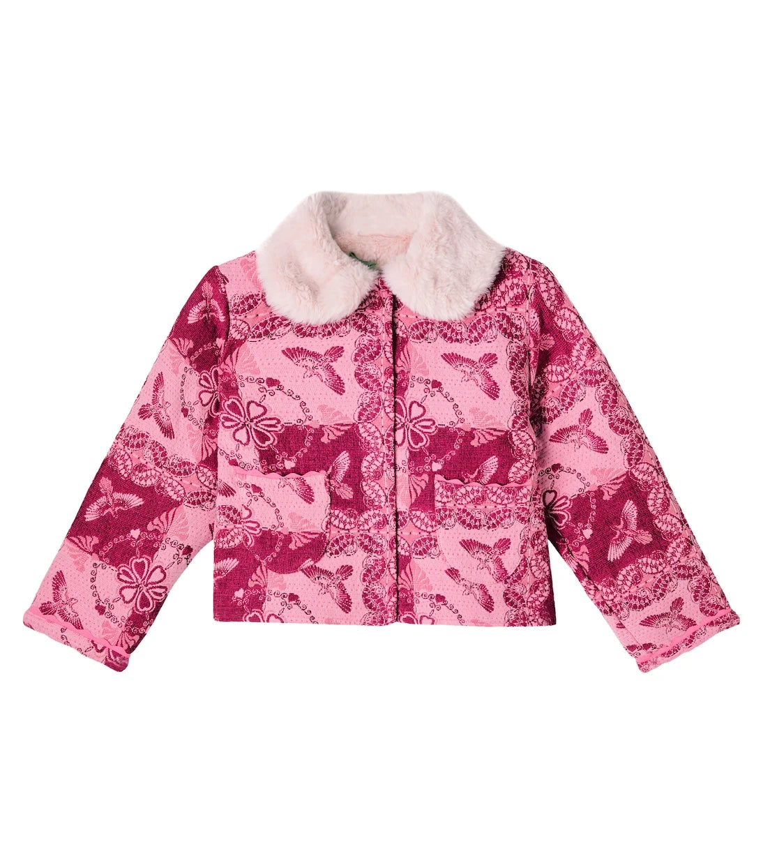 Bebe Organic - Nina needlepoint cotton-blend jacket