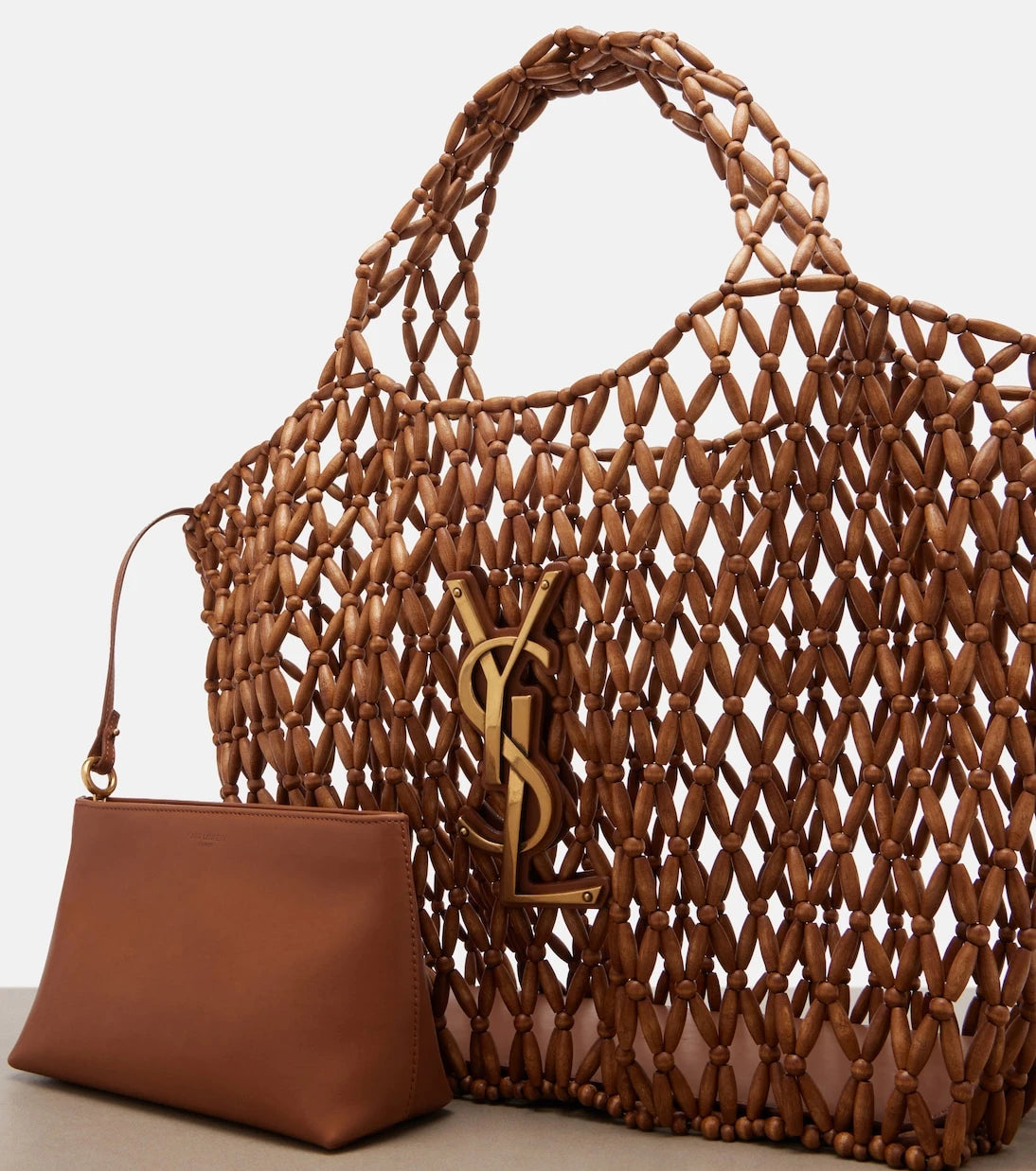 Saint Laurent - Icare Cassandre Medium beaded shopper
