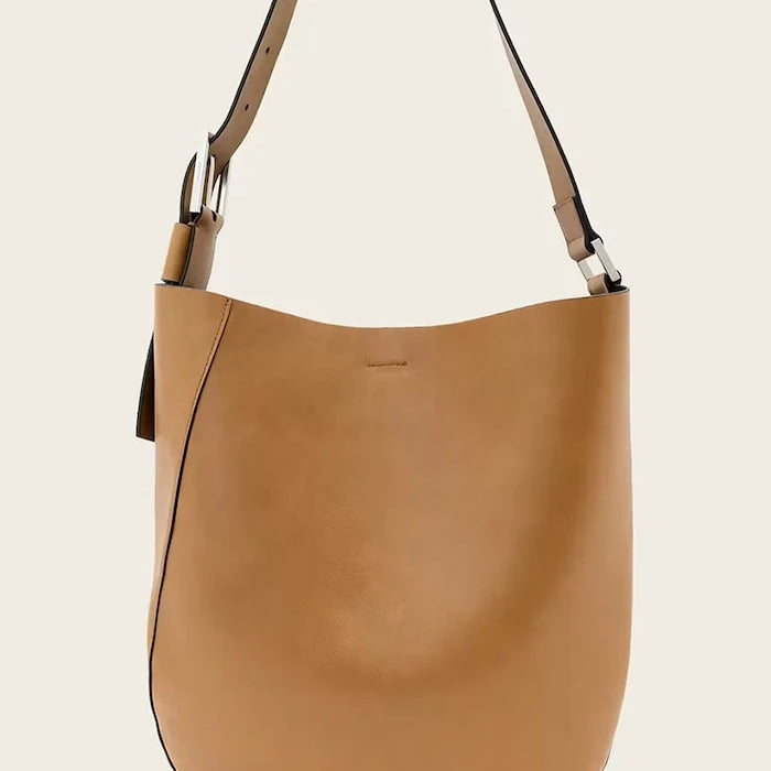 AllSaints чанта tote дамска от кожа LUNA