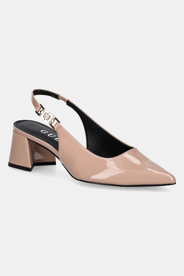 Обувки с дебел ток Guess ZABELA