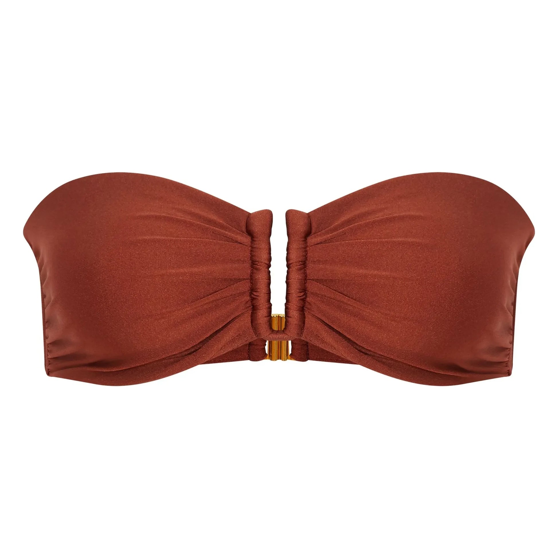 Alma Deia - Blake Bandeau Top | Terracotta