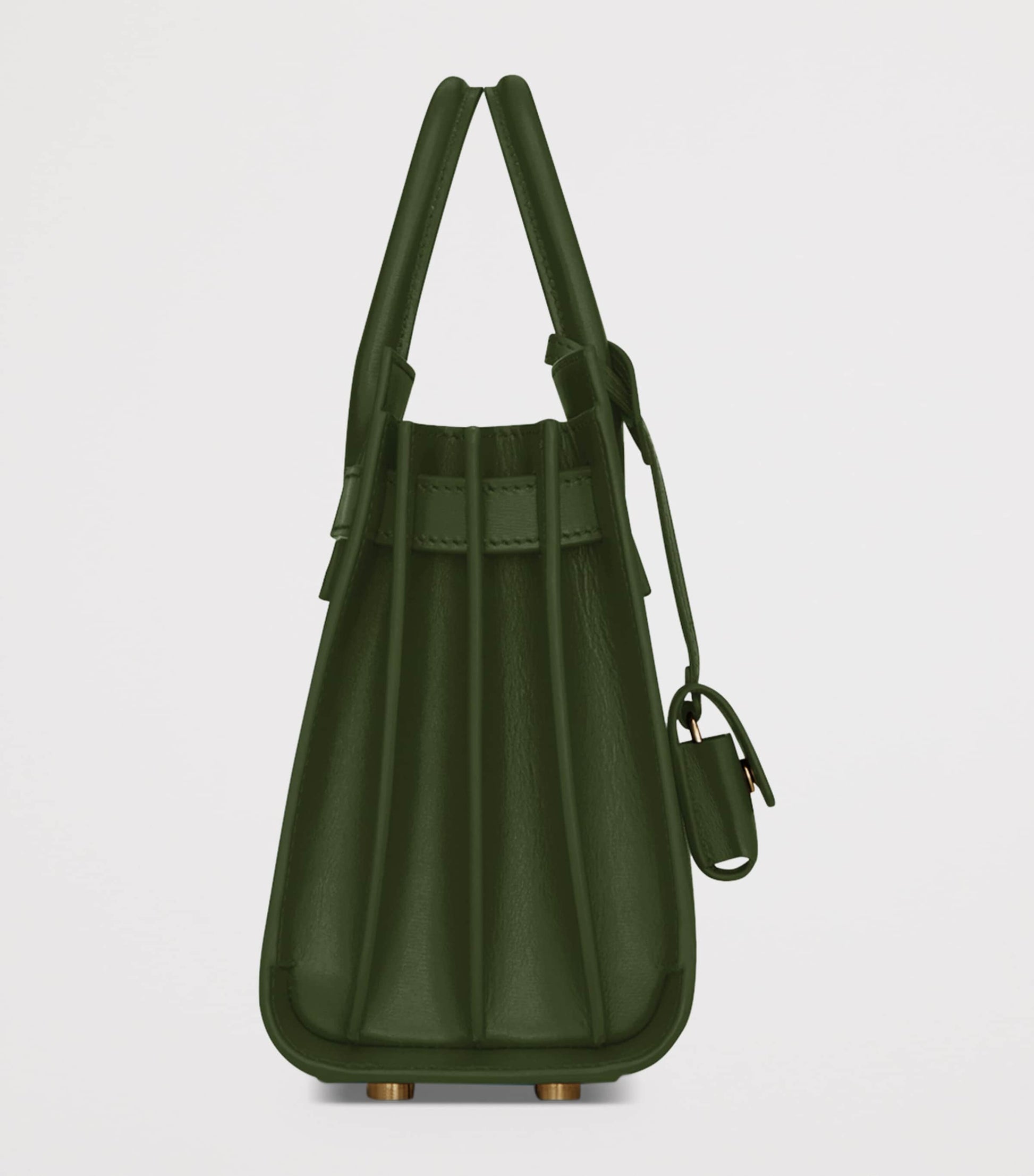 Saint Laurent Green Nano Sac de Jour Tote Bag