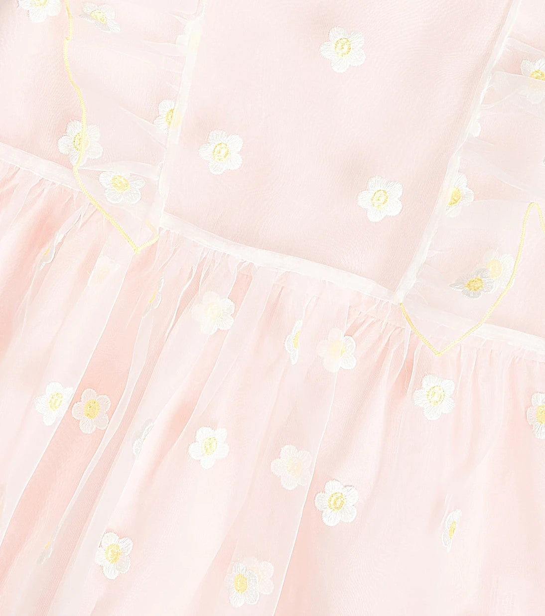 Stella McCartney Kids - Embroidered tulle dress