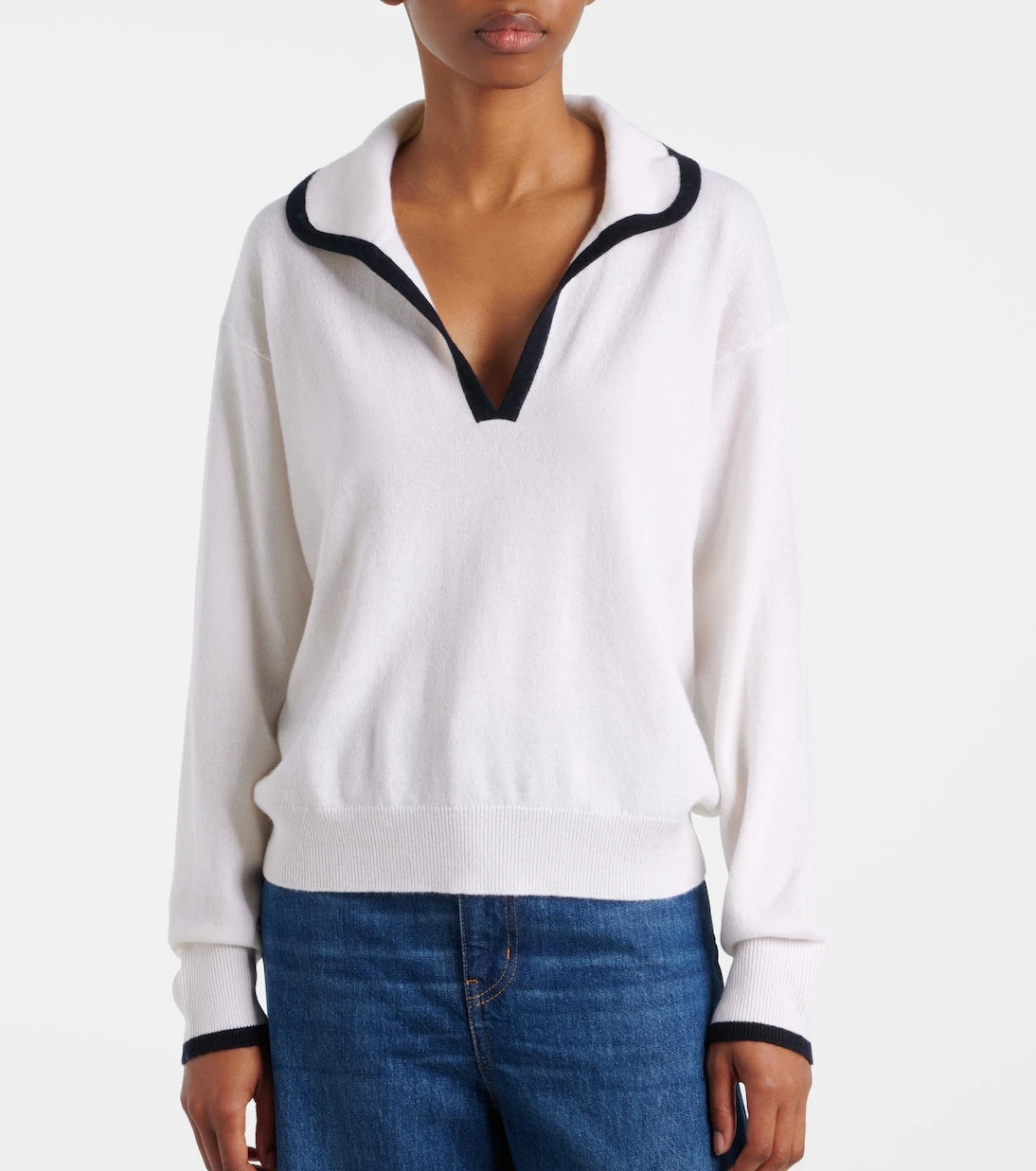 Jardin des Orangers - Cashmere polo sweater