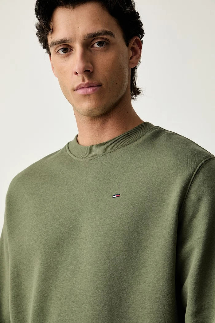 Tommy Jeans erkek pamuklu sweatshirt
